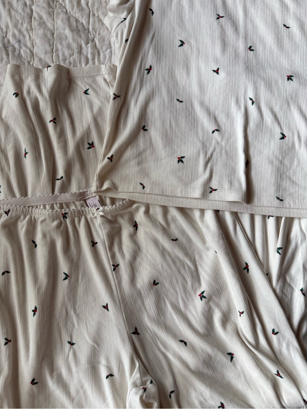 Women’s Cream Sleep Set